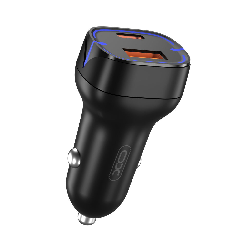 XO-CC37 Car Charger PD QC 3.0 20W Black